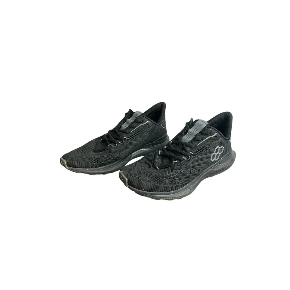 RUDIS Journey Knit Trainer Mens 10 Womens 11.5 Black Sneakers Shoes Athletic